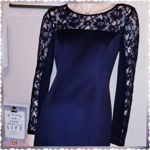 Jessica Simpson Navy and Lace - Picture 3 of 7